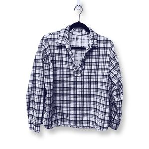 Sundance Catalog CP Shades Plaid Corduroy Top